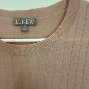 J. Crew 85% silk short sleeve sweater m